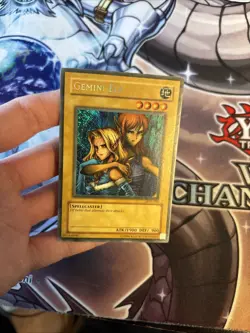 Yugioh Gemini Elf LON-000 Secret Rare REVERSE FOIL ERROR Unlimited LP (1) (WNU) - Image 3