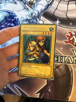 Yugioh Gemini Elf LON-000 Secret Rare REVERSE FOIL ERROR Unlimited LP (1) (WNU) - Image 4