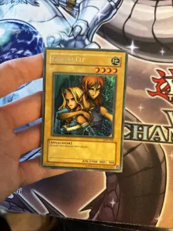 Yugioh Gemini Elf LON-000 Secret Rare REVERSE FOIL ERROR Unlimited LP (1) (WNU) - Image 5
