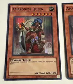 1x Yugioh Amazoness Queen DREV-EN032 Super Rare Unlimited LP - Image 2