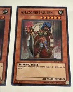 1x Yugioh Amazoness Queen DREV-EN032 Super Rare Unlimited LP - Image 3