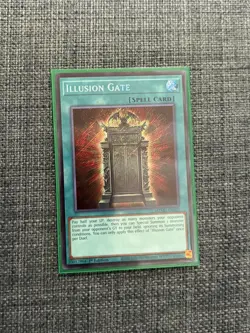 MZMU-EN023 Illusion Gate Secret Rare 1st Edition YuGiOh NM - Image 1