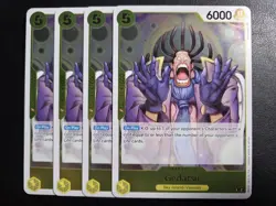 Gedatsu OP05-102 Rare NM Yellow x4 One Piece tcg Awakening of the New Era - Image 1
