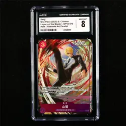 CGC 8 NM/MINT 2025 One Piece CHN Sanji OP12-070 R (Alt Art) - Image 1