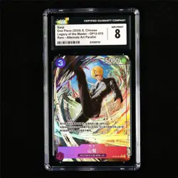 CGC 8 NM/MINT 2025 One Piece CHN Sanji OP12-070 R (Alt Art) - Image 2