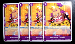 Kurozumi Orochi OP01-098 Romance Dawn Regular One Piece Tcg Playset x4 - Image 1