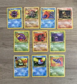 Pokemon TCG 1st Edition Fossil 10 Card Lot - Magmar + Graveler + Zubat… - Image 1