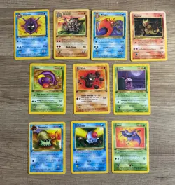 Pokemon TCG 1st Edition Fossil 10 Card Lot - Magmar + Graveler + Zubat… - Image 2