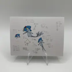 Pokemon Polaroid Azelf Sketch Art Card ZA STUDIO - Image 1