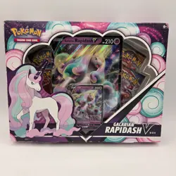 Pokemon TCG: Galarian Rapidash V Box Sealed-6 Promo Cards - Image 1