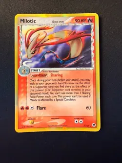 Milotic 5/101 Dragon Frontiers Delta Species Holo Rare Pokemon Card LP - Image 1