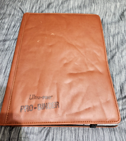 Ultra Pro Brown Pro Binder 9 Pocket 360 Cards Deck Protector w/ Elastic Strap - Image 1