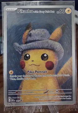 Pikachu with Grey Felt Hat 085 Rare Promo Sealed Pokemon Card - Image 1
