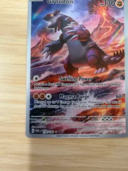 Groudon 199/182 Illustration Rare Card SV04 Paradox Rift 2023 Pokemon TCG - Image 2