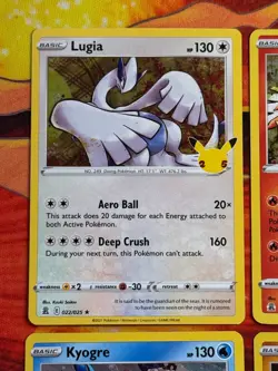 Pokemon Celebrations 4 Card Holo Lot - Lugia / Ho-oh / Kyogre / Groudon - Image 2