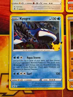 Pokemon Celebrations 4 Card Holo Lot - Lugia / Ho-oh / Kyogre / Groudon - Image 4