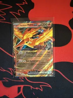Team Rocket's Moltres EX 031/182 - Destined Rivals - Pokemon Card - Near Mint - Image 1