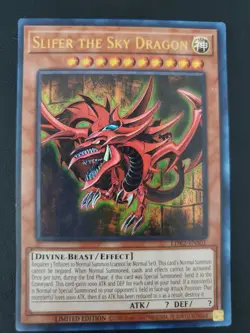 Yu-Gi-Oh! Egyptian God Cards Set Slifer, Obelisk, The Winged Dragon Of Ra Effect - Image 4