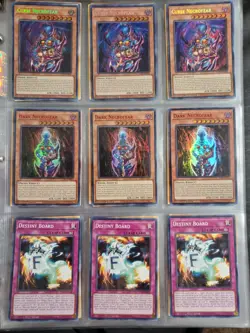 Yugioh Yami Bakura Deck Collection 42 Card Destiny Board Curse Dark Necrofear - Image 1