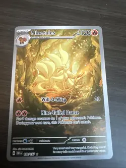 Ninetales 199/197 SV03: Obsidian Flames Holo NM sick card 👀🔥 - Image 1