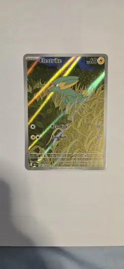 Pokemon TCG S&V Destined Rivals Electrike Card 196/182 Illustration Rare - Image 1