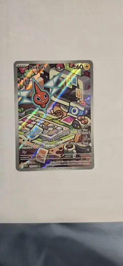 Pokemon TCG Rotom Illustration Rare Card 197/182 Destined Rivals 2025 - Image 1