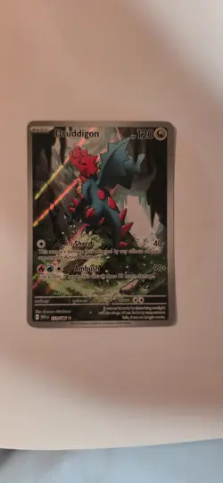 Pokemon TCG White Flare Druddigon Card 151/086 English Illustration Rare - Image 1