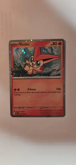 Victini 012/086 Sv: Black Bolt Cosmos Holo Stamp Black Bolt Pokemon Card - Image 1