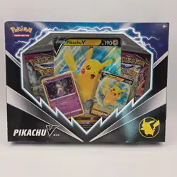 Pokemon TCG: Pikachu V Box Factory Sealed Promo, Oversized Card - Image 1