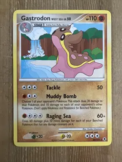 Pokemon Trading Card Gastrodon 22/111 NON Holo NM Rising Rivals - Image 1