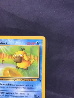 Pokemon Cards: Fossil 1st Edition Common: Psyduck 53/62 - Image 3