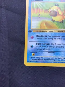 Pokemon Cards: Fossil 1st Edition Common: Psyduck 53/62 - Image 5