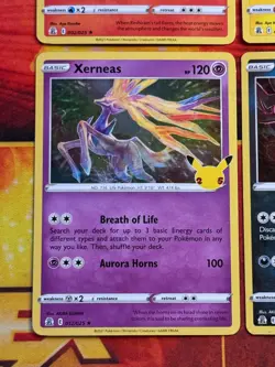Pokemon Celebrations 4 Card Holo Lot - Reshiram / Zekrom / Yveltal / Xerneas - Image 4