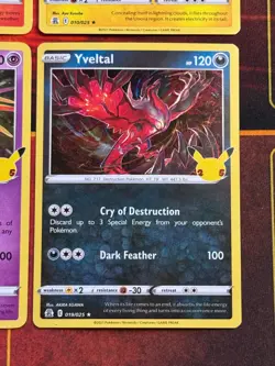 Pokemon Celebrations 4 Card Holo Lot - Reshiram / Zekrom / Yveltal / Xerneas - Image 5