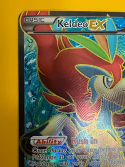 Pokemon Boundaries Crossed Keldeo EX Full Art 142/149 LP/NM- SEE PHOTOS - Image 3