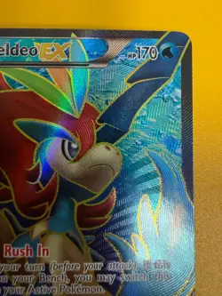 Pokemon Boundaries Crossed Keldeo EX Full Art 142/149 LP/NM- SEE PHOTOS - Image 4
