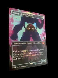 2026 MTG Krang, Utrom Warlord (Borderless) (Foil) Teenage Mutant Ninja Turtles - Image 4