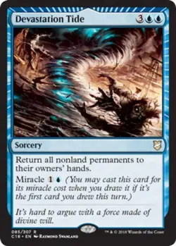 x1 Devastation Tide R MTG Commander 2018 M/NM, English - Image 1