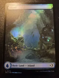 Island (Full Art) 0275 Foil Land Lorwyn Eclipsed Magic: The Gathering - Image 1