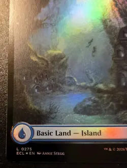 Island (Full Art) 0275 Foil Land Lorwyn Eclipsed Magic: The Gathering - Image 4