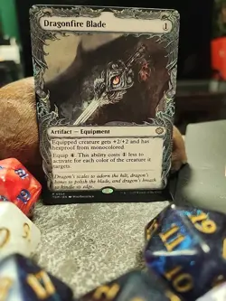MTG Dragonfire Blade - Regular - Tarkir: Dragonstorm #0324 - Image 1