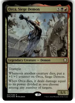 Orca, Siege Demon Commander: Dominaria United Foil MTG - Image 1