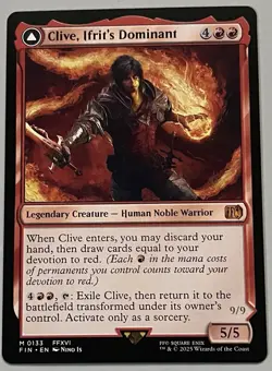MTG Final Fantasy Clive, Ifrit’s Dominant Legendary Creature MYTHIC REGULAR 0133 - Image 1