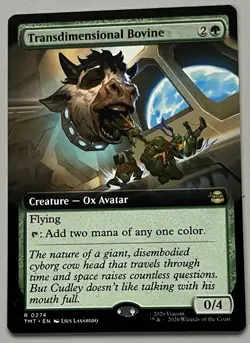 MTG TMNT Transdimensional Bovine Creature RARE REGULAR #0274 - Image 1