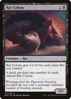 MTG NM English Rat Colony (101) Dominaria DOM MTG NM - Image 1
