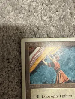 Mtg Unlimited Force Field Heavily Played - Image 4