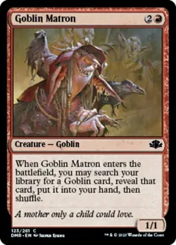 1x Goblin Matron NM-Mint, English Dominaria Remastered MTG Magic - Image 1