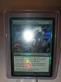 MTG Magic the Gathering Stonewood Invocation (foil) Time Spiral (#223) NM - Image 2