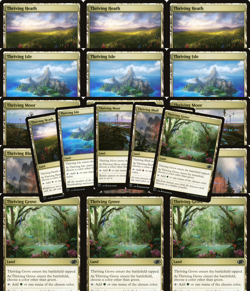 [MTG] Set of 100+ Thriving Lands (20 Each) (5-Colour) (Jumpstart 2022) (J22) NM - Image 1