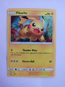 Pokemon Black Star Promo Shining Legends HOLO Pikachu SM76 - NM - Image 1
